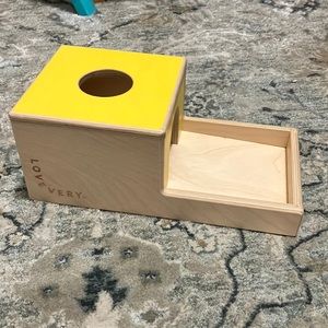 Lovevery wooden ball drop box